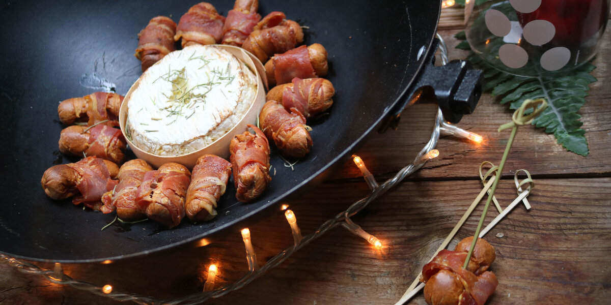 keto pigs in blankets met fondue